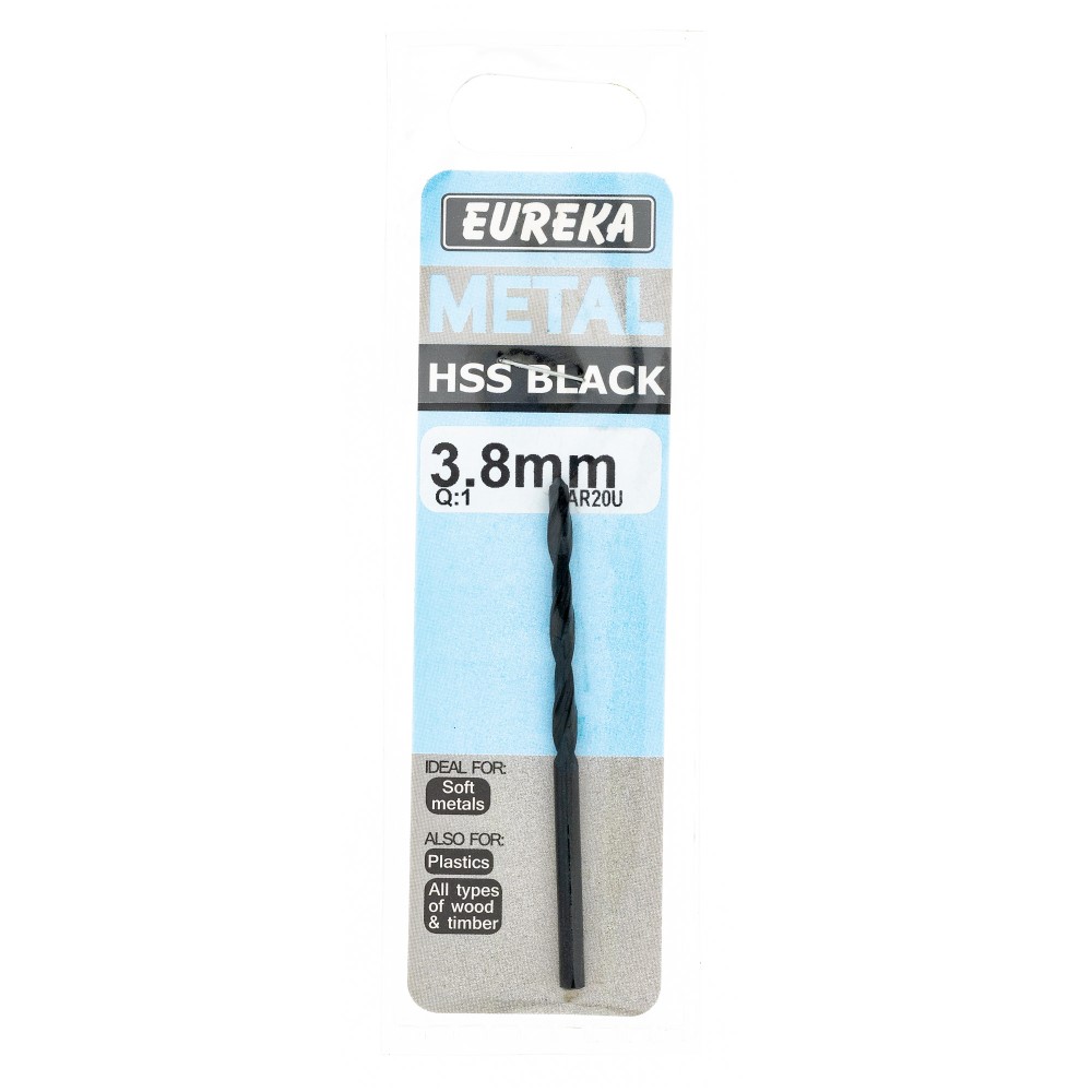 Black HSS Drill 3.8mm x Q:1