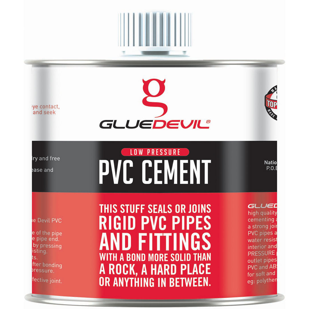PVC Cement Low Pressure 500ml - Glue Devil