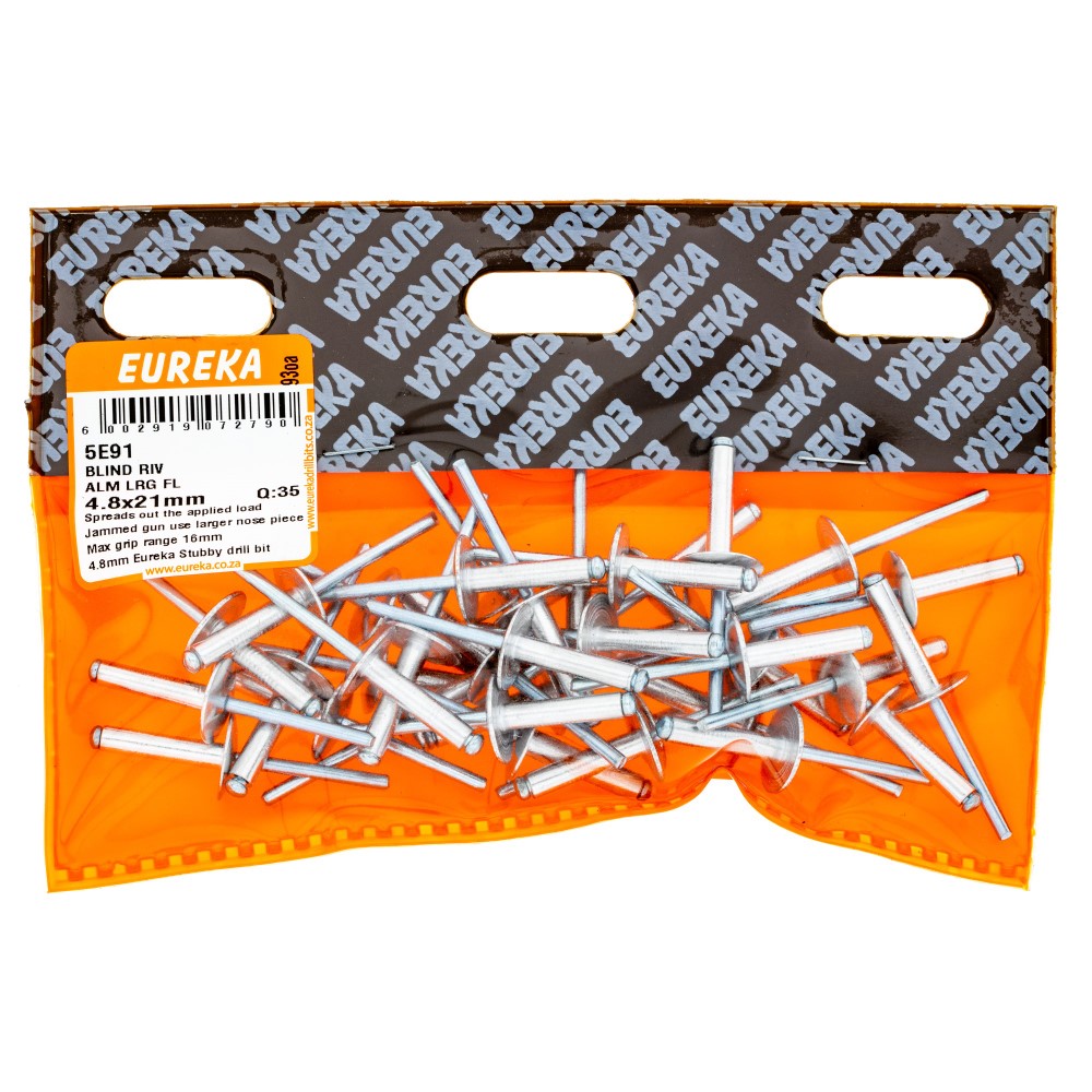 Rivet Large Flange 4.8x21mm x Q:35