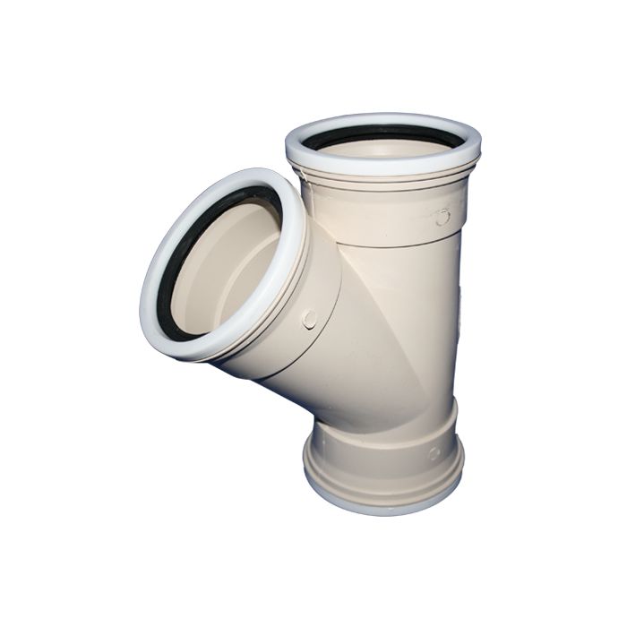 WASTE JUNCTION 45DEG UG PL 110MM SABS