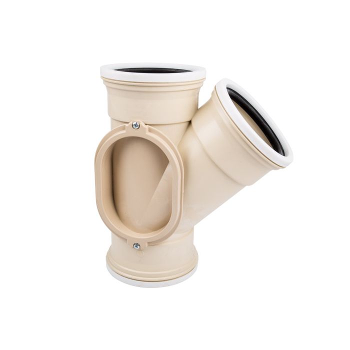 WASTE JUNCTION 45DEG UG I.E LH 110MM SABS