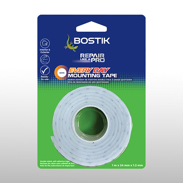 Bostik Everyday Mounting Tape (1m x 24mm x 1.2mm)