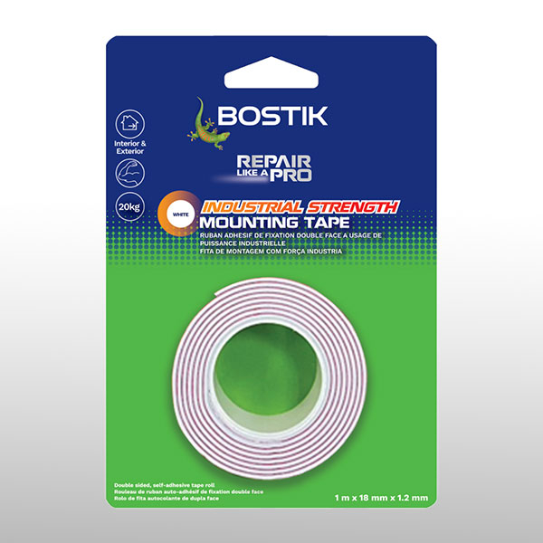 Bostik Industrial Strength Mounting Tape (1mx 18mm x 1,2m)