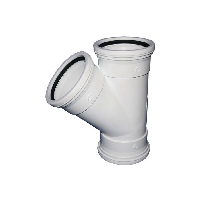 WASTE JUNCTION 45DEG SV PL 110MM SABS