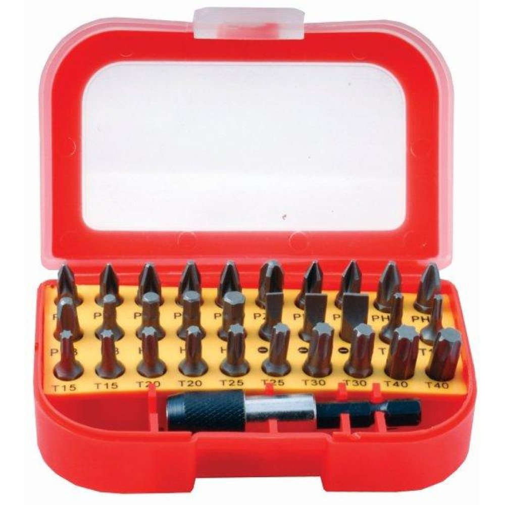 SCREWDRIVER BIT SET 31PCS IN BLISTER