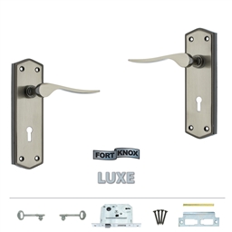 6 Inch - 2 Lever Lockset Madonna 6"
SAT&BLK NICKL x Q:1 - Image 3