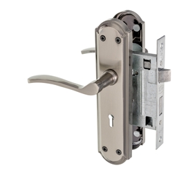 8 Inch - 3 Lever Lockset Ballerina 8"
SAT&BLK NICKL x Q:1 - Image 4