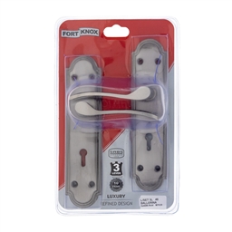 8 Inch - 3 Lever Lockset Ballerina 8"
SAT&BLK NICKL x Q:1 - Image 2