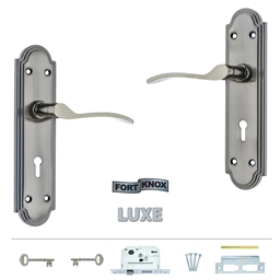 8 Inch - 3 Lever Lockset Ballerina 8"
SAT&BLK NICKL x Q:1 - Image 3