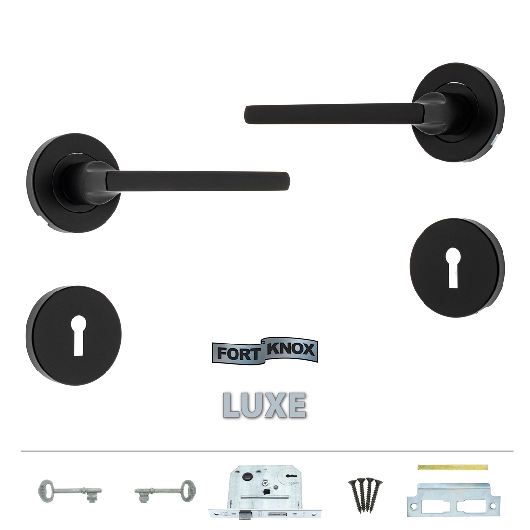 Rose - 2 Lever Lockset Royal Sq Rose
MATT BLACK x Q:1 - Image 3