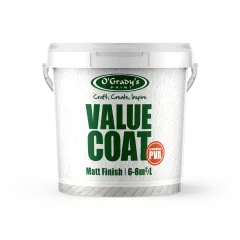 OGRADYS PVA PAINT VALUE COAT WHITE MATT FINISH 20L