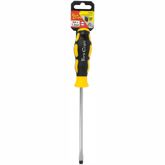 SCREWDRIVER SLOTTED 6 X 150MM