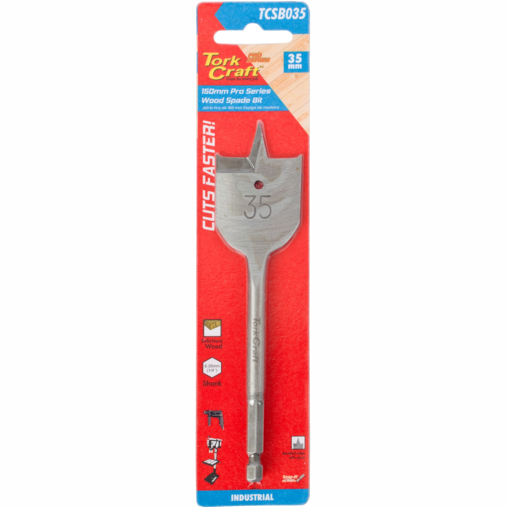 SPADE BIT PRO SERIES 35MM X 150MM