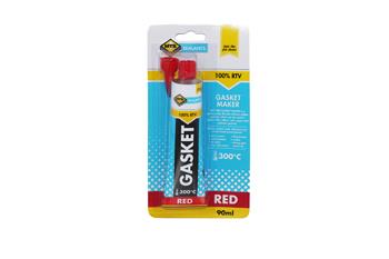SILICONE MTS GASKET SEALER H/R RED 90ML