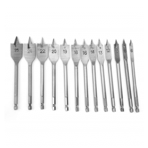 WOOD SPADE BIT SET 6PCS