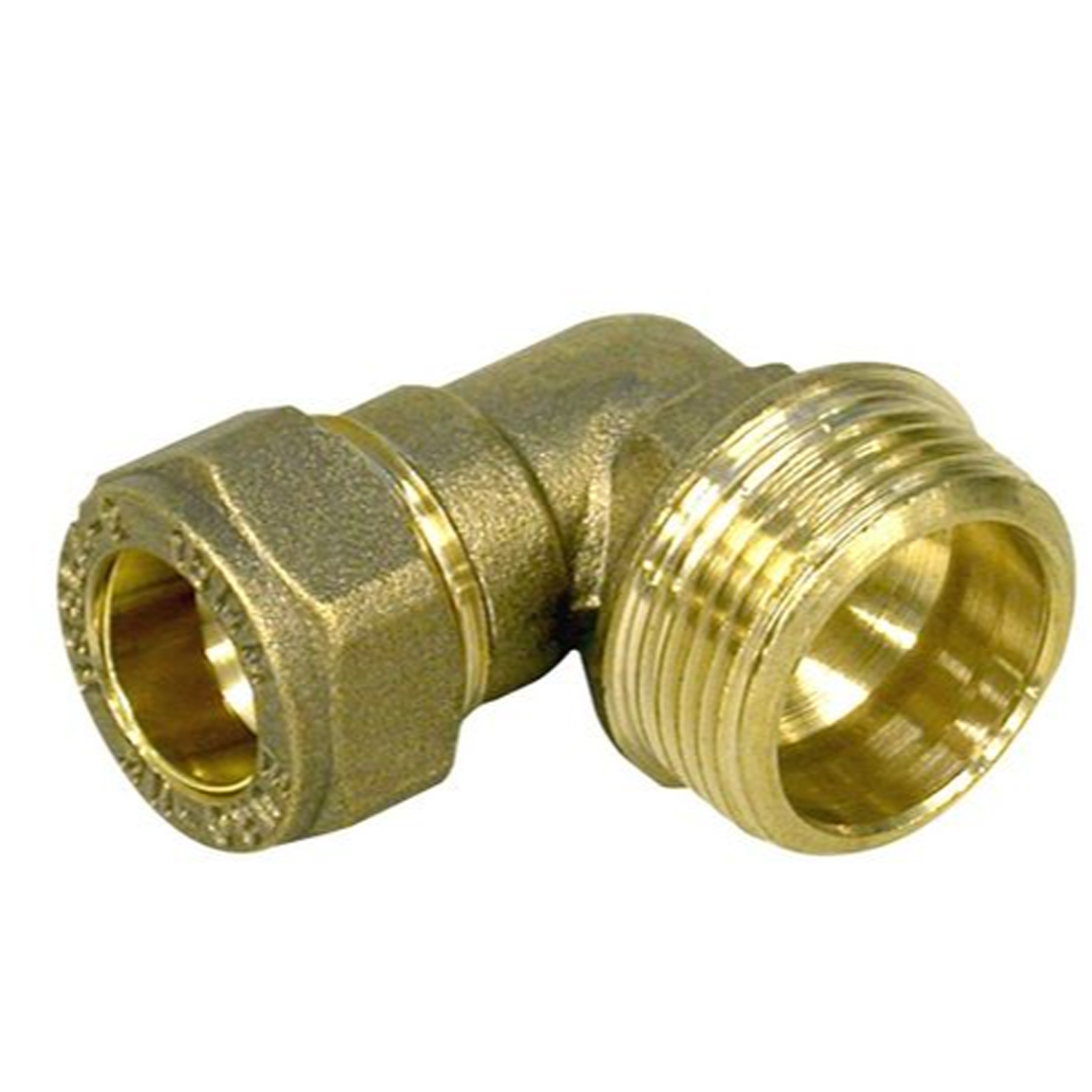 YELLOW CONNEX ELBOW MALE