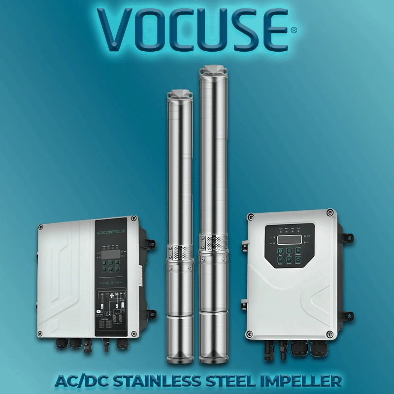 Vocuse 135m Submersible Plastic Impeller Solar Water Pump